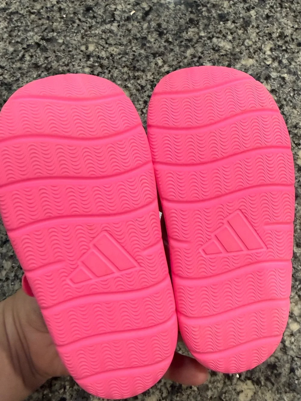 Girls Adidas Cloud Foam Sandals - 9C